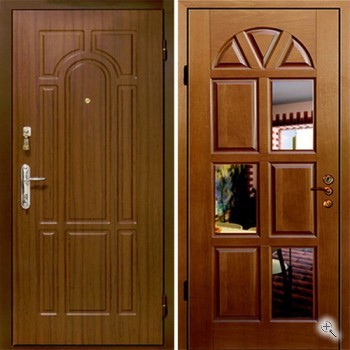 Входная дверь дубовая с зеркалом ВДЗ-36 - купить от производителя Мосдвери Входная дверь дубовая с зеркалом ВДЗ-36